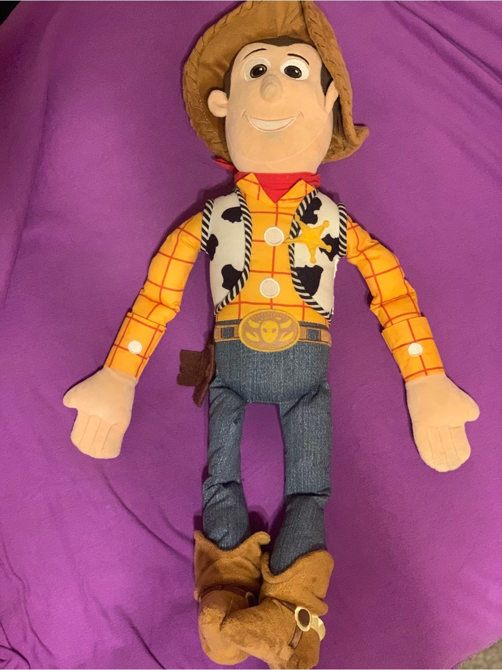 Disney-Pixar Toy Story Sherrif Woody Plush Toy - 24” collectible
